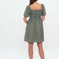 Herita Printed Smock Dress mix color