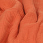Mollis Muslin Cotton Blanket - Terracotta