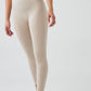 High Waist Leggings - Beige