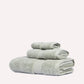 Plush Cotton Spa Towel Set - Light Green (3 Towels)