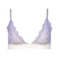 Athena Bralette Triangle Lace Bra Lilac