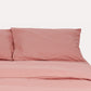 Classic Percale Duvet Cover- Peach