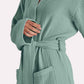 Muslin Cotton Bathrobe - Jade Green