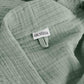 Muslin Cotton Bathrobe - Sage Green