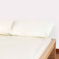 Lavish Sateen Fitted Sheet - Cream