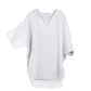 Cocoon Cotton Poncho-White