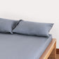 Classic Percale Fitted Sheet - Dark Grey