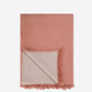 Cocoon Muslin Cotton Throw - Apricot & Ginger Snap