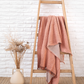 Cocoon Muslin Cotton Throw - Apricot & Ginger Snap
