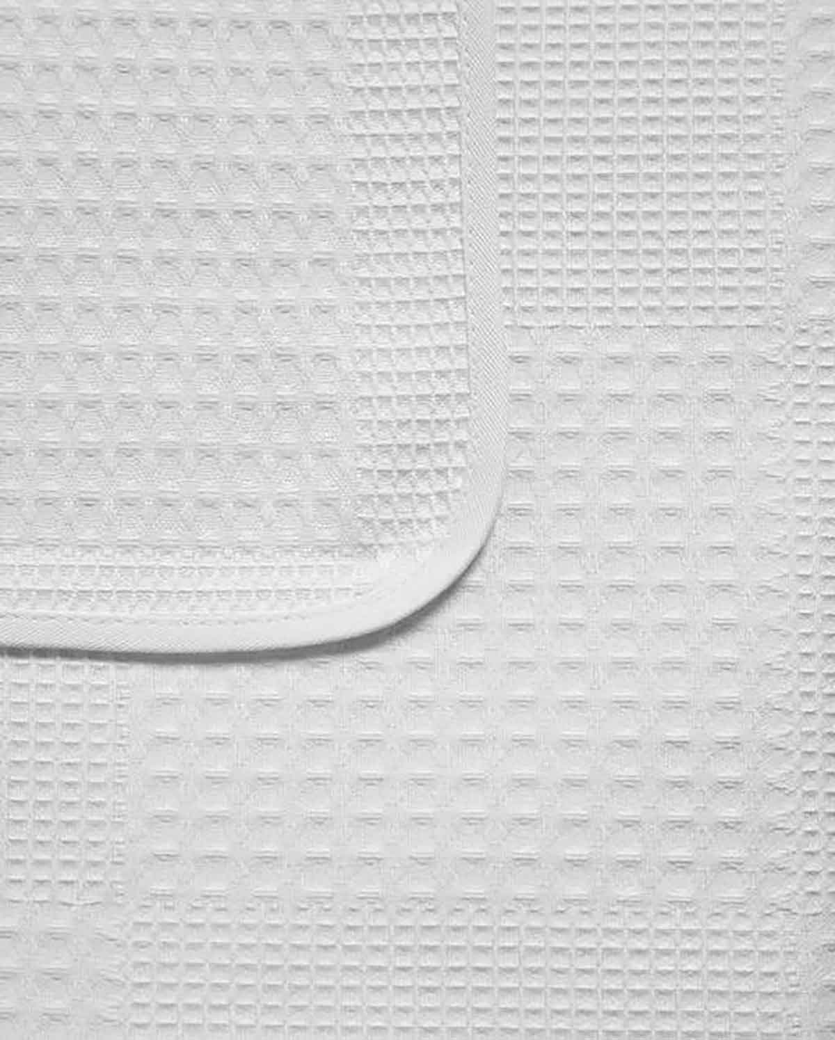 Santorini Cotton Bath Robe - White