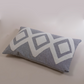 Zigzag Embroidery Cushion Cover - Crayola & Dark Grey