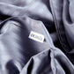 Sateen Stripe - Core Bedding Set - Lilac & Grey