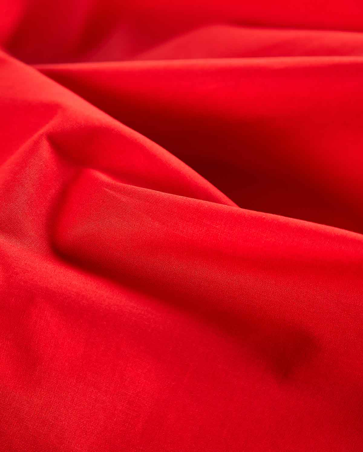 Reversible Percale Bedding Set - Fuchsia & Red