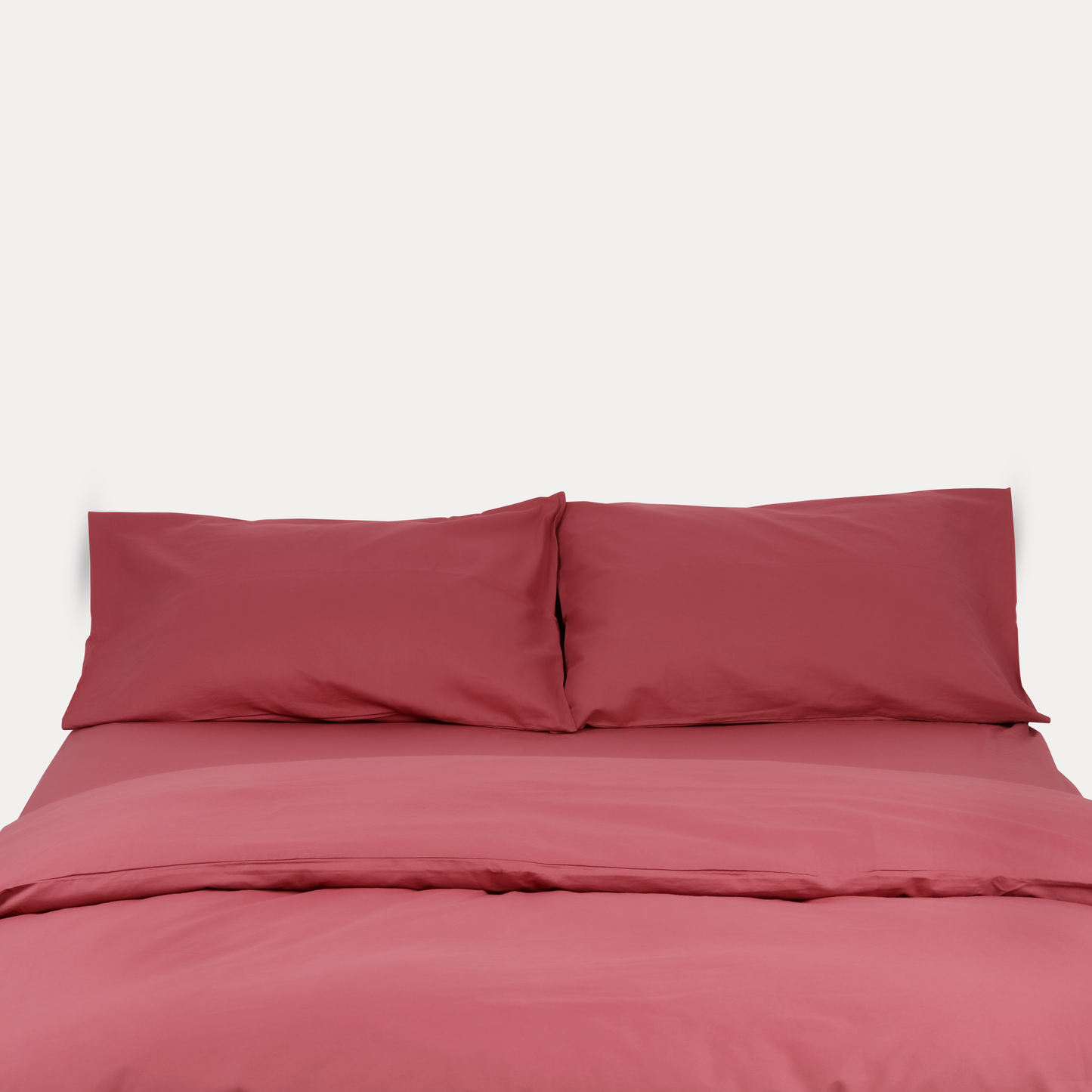 Classic Percale - Core Bedding Set - Carmine