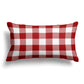 Christmas Checked Cushion Cover - Patterned - Ocoza