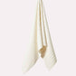 Ribbed Soft Cotton Towel Set - Cream (2 Towels)