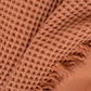 Waffle Bed Cover - Cinnamon